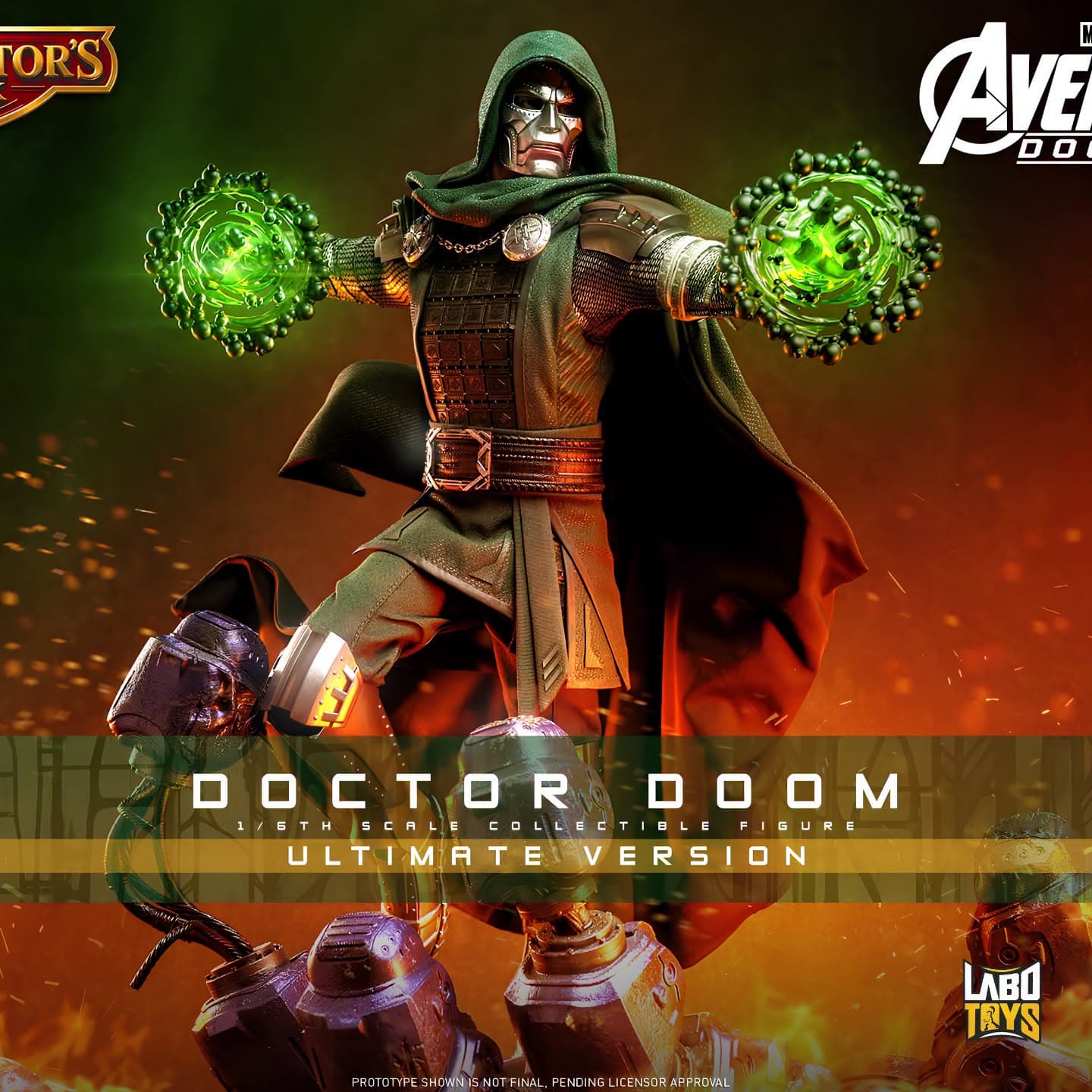 Doctor Doom 1/6 Scale By Hot Toys