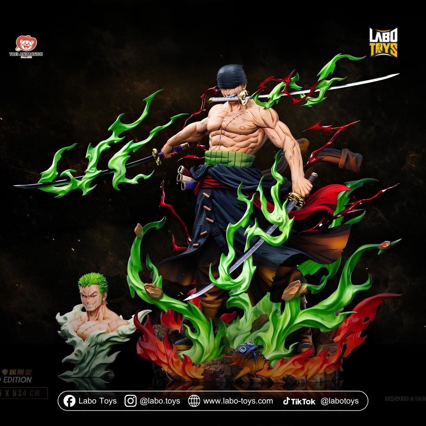 Roronoa Zoro Master Handpaint (Licensed) | One Piece | Jimei Studio