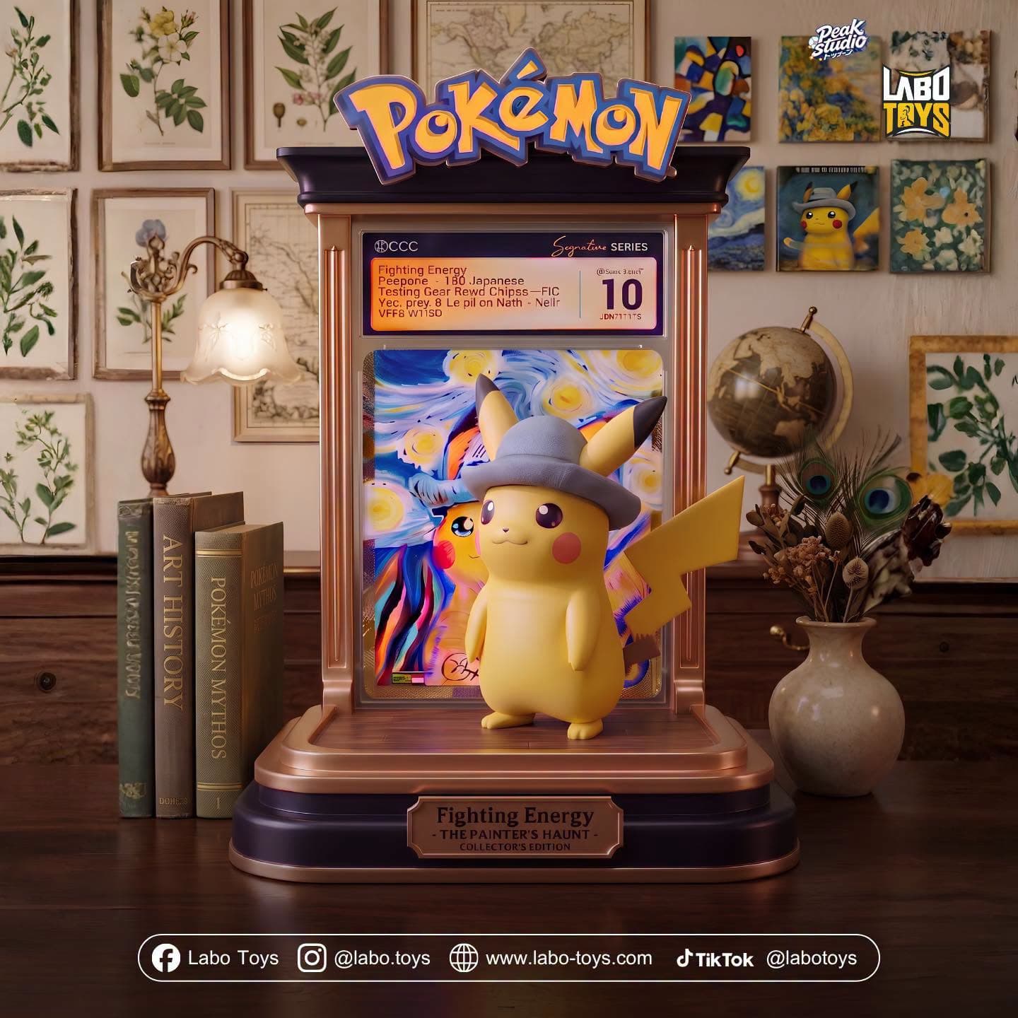 Starry Night Van Gogh Pikachu | Pokémon | By Peak Studio
