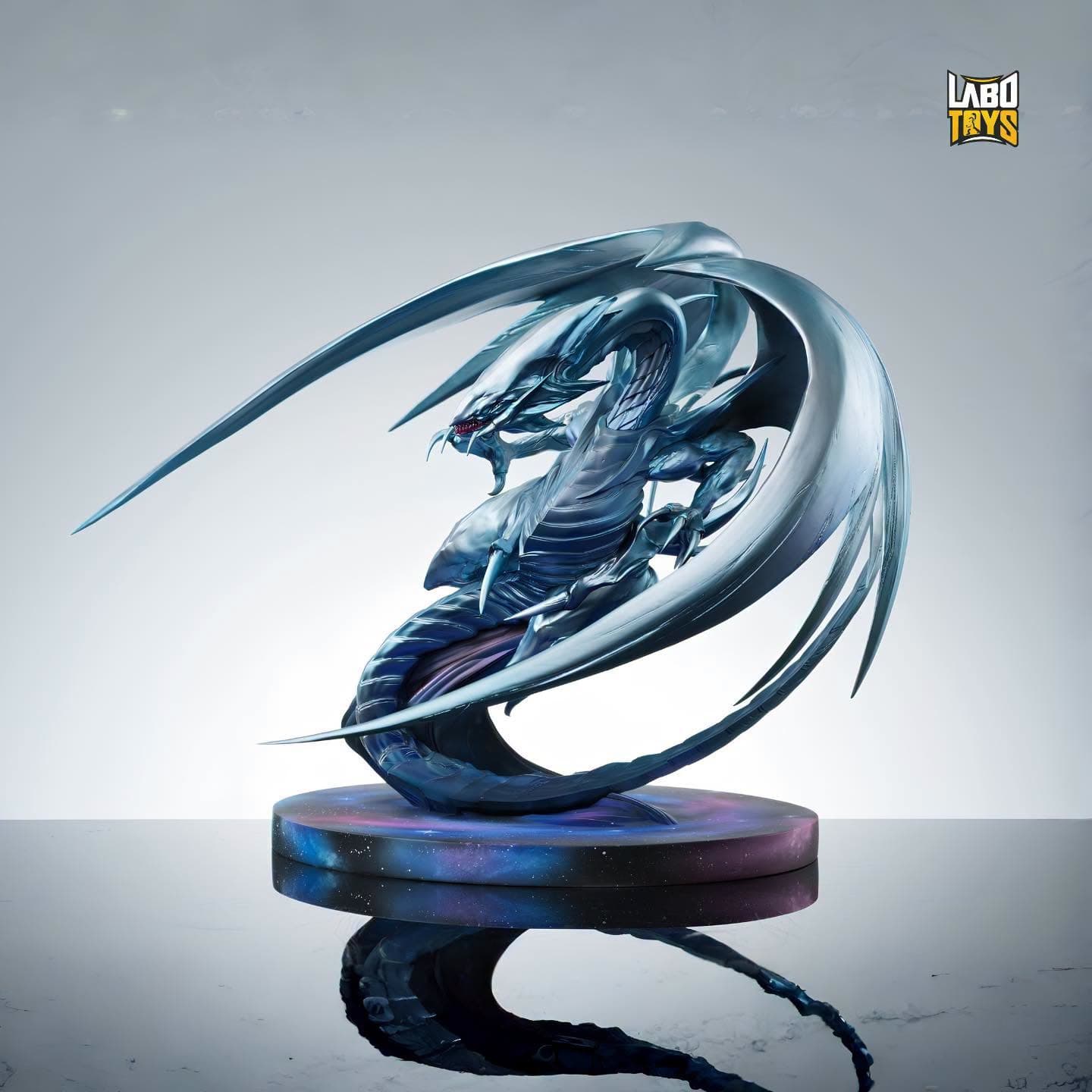 Blue Eyes White Dragon Yugioh! By Iron Curtain Studio