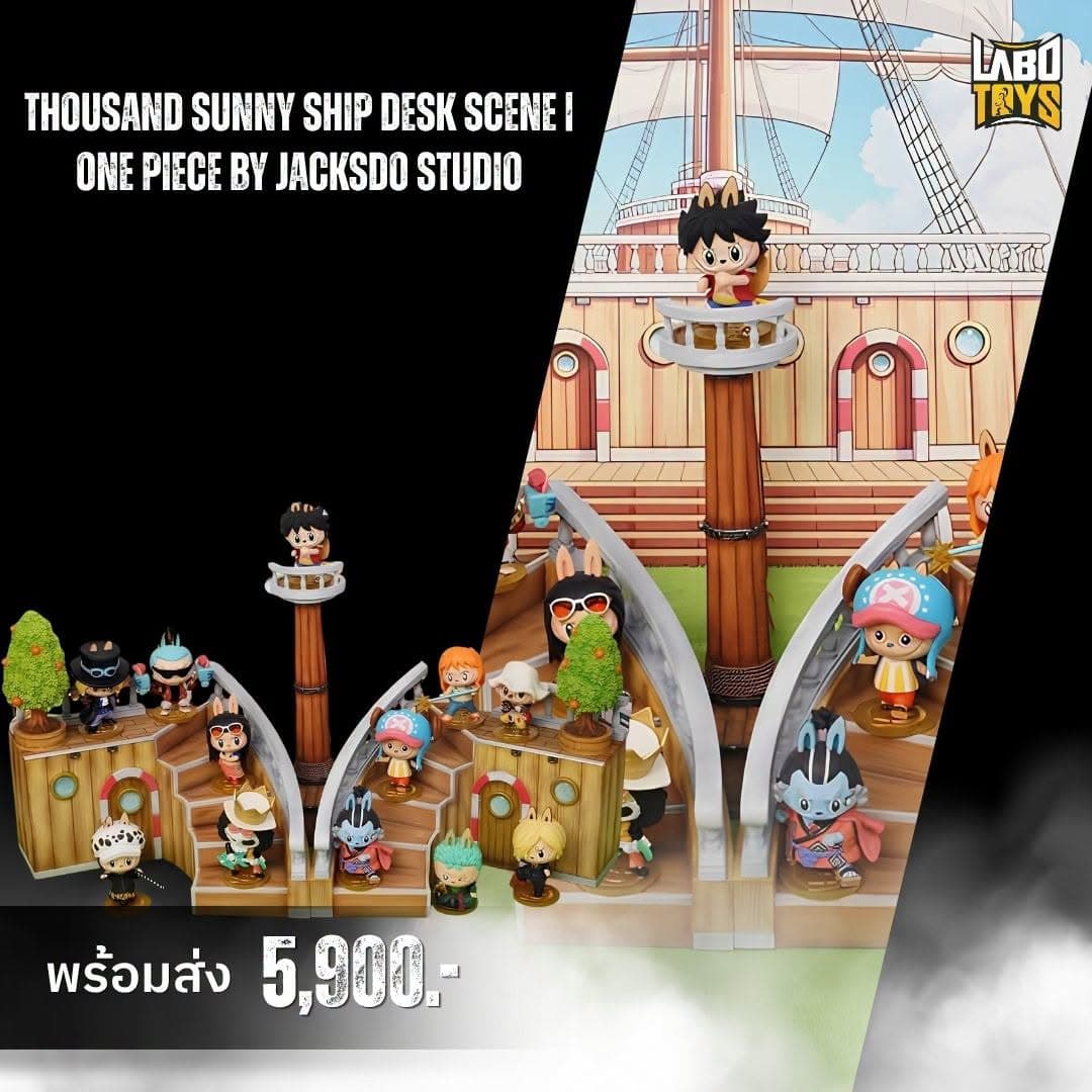 Thousand Sunny Ship Desk Scene – One Piece by Jacksdo Studio
