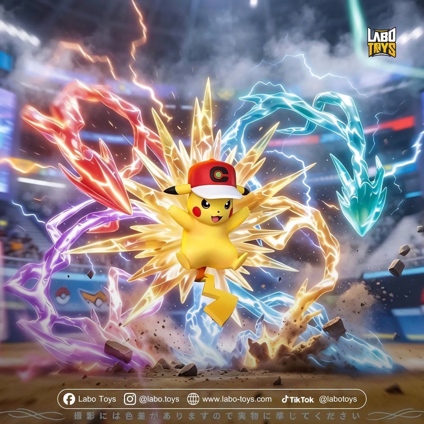 Gigavolt Pikachu | Pokémon | By 61 Studio