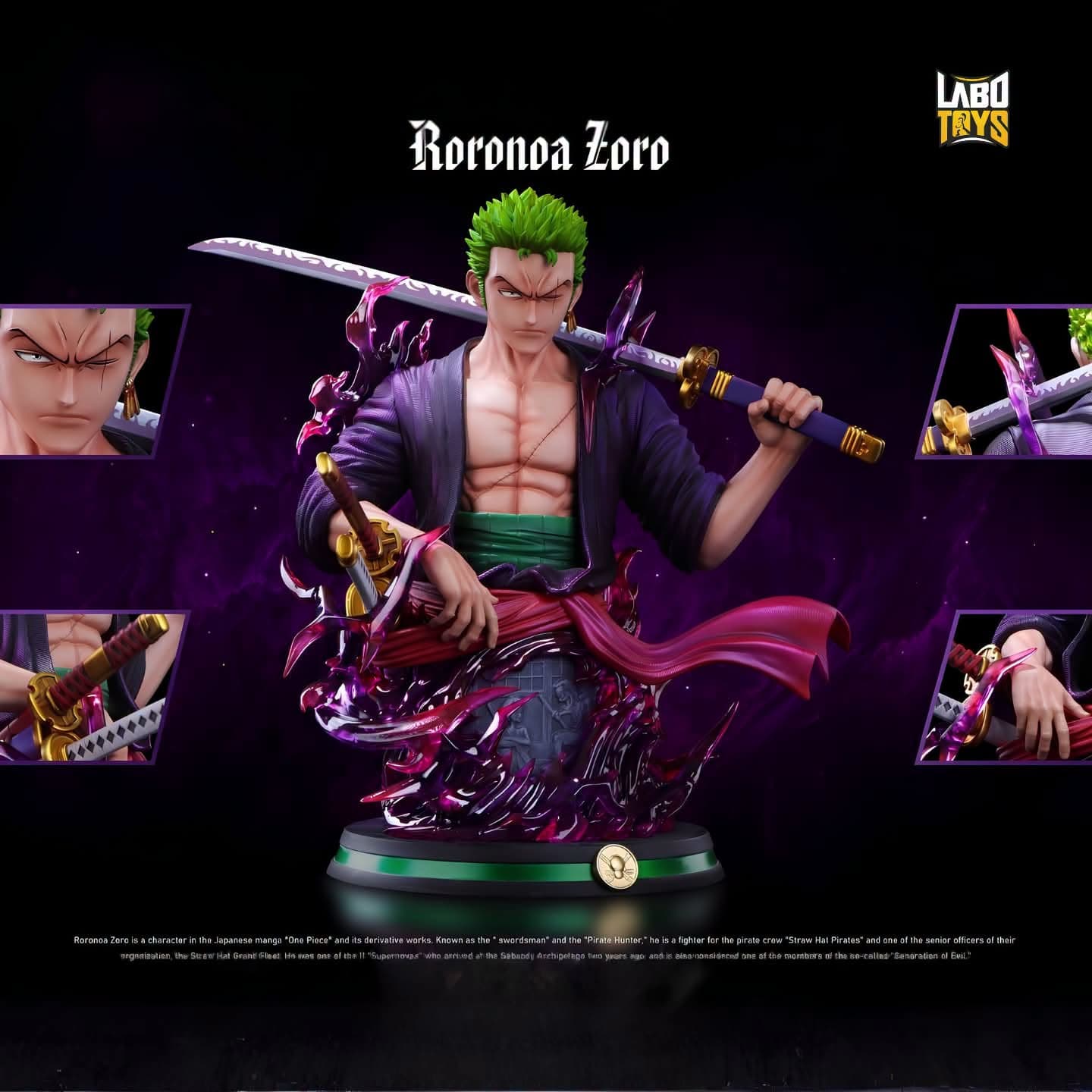 Roronoa Zoro 2.0 (Bust) | One Piece | UNO Studio
