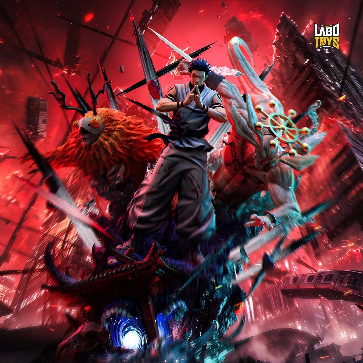 Ten Shadows Ryomen Sukuna Anniversary Ver. 1/6 Scale | Jujutsu Kaisen By Belief Studio
