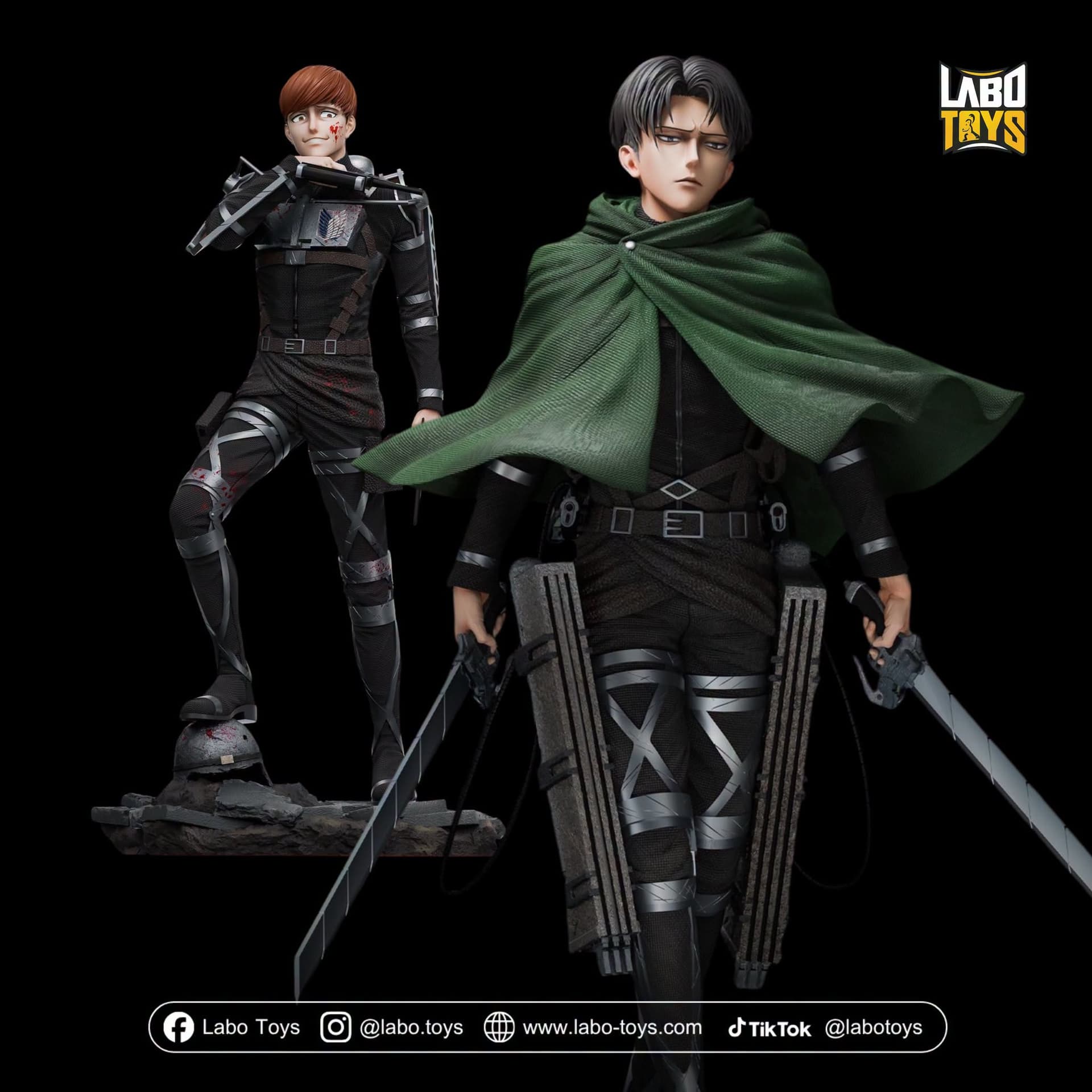 Levi Ackerman & Floch Forster | Attack on Titan | By CHIKARA Studio