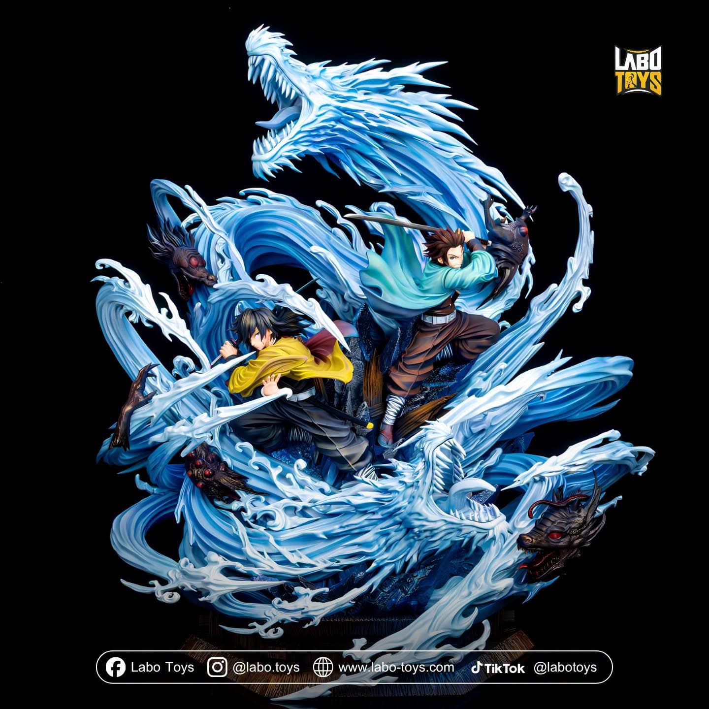 Tanjiro & Giyu Water Breathing Tenth Form | Demon Slayer | LHK Studio