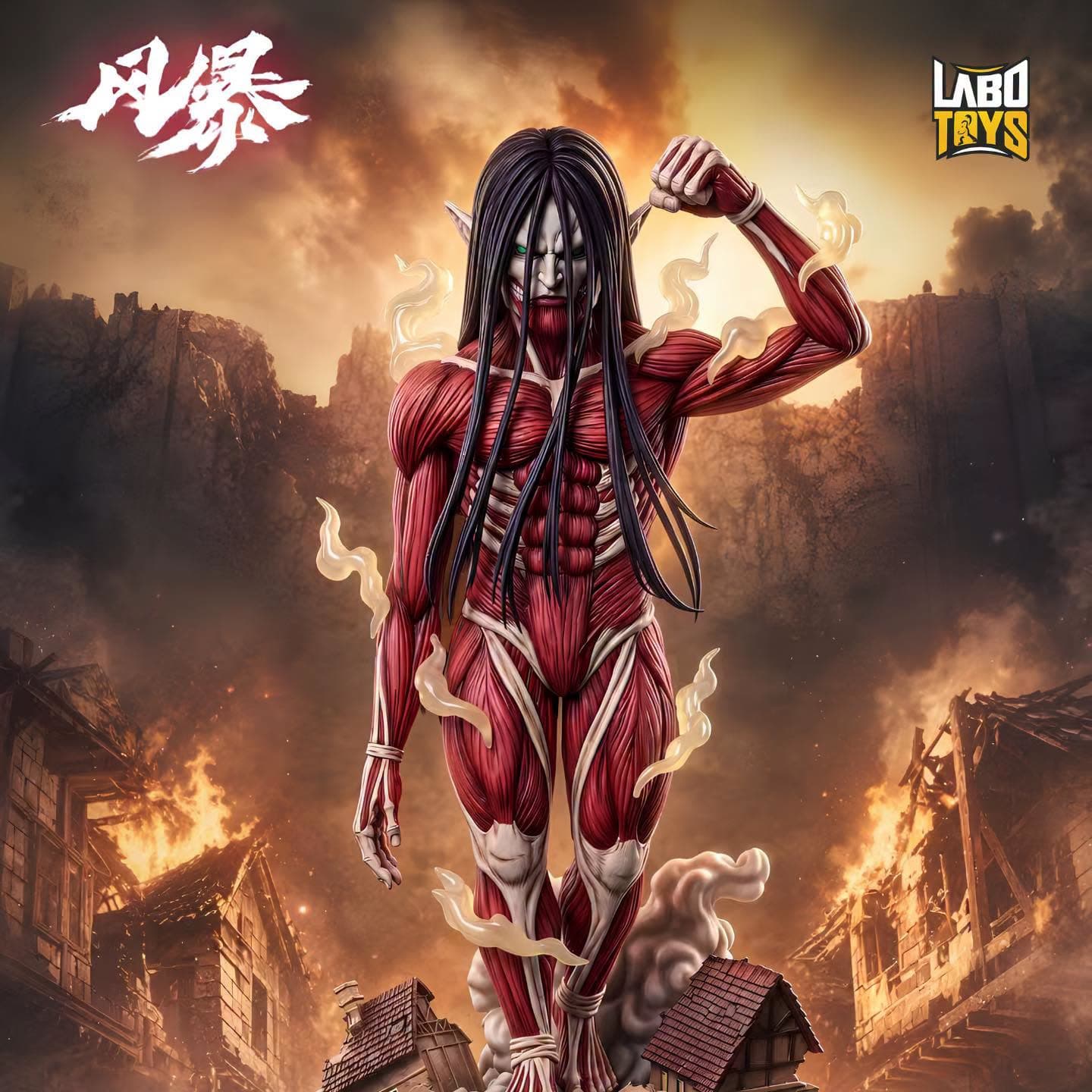 Long-Hair Eren | The Rumbling By STROM STUDIO