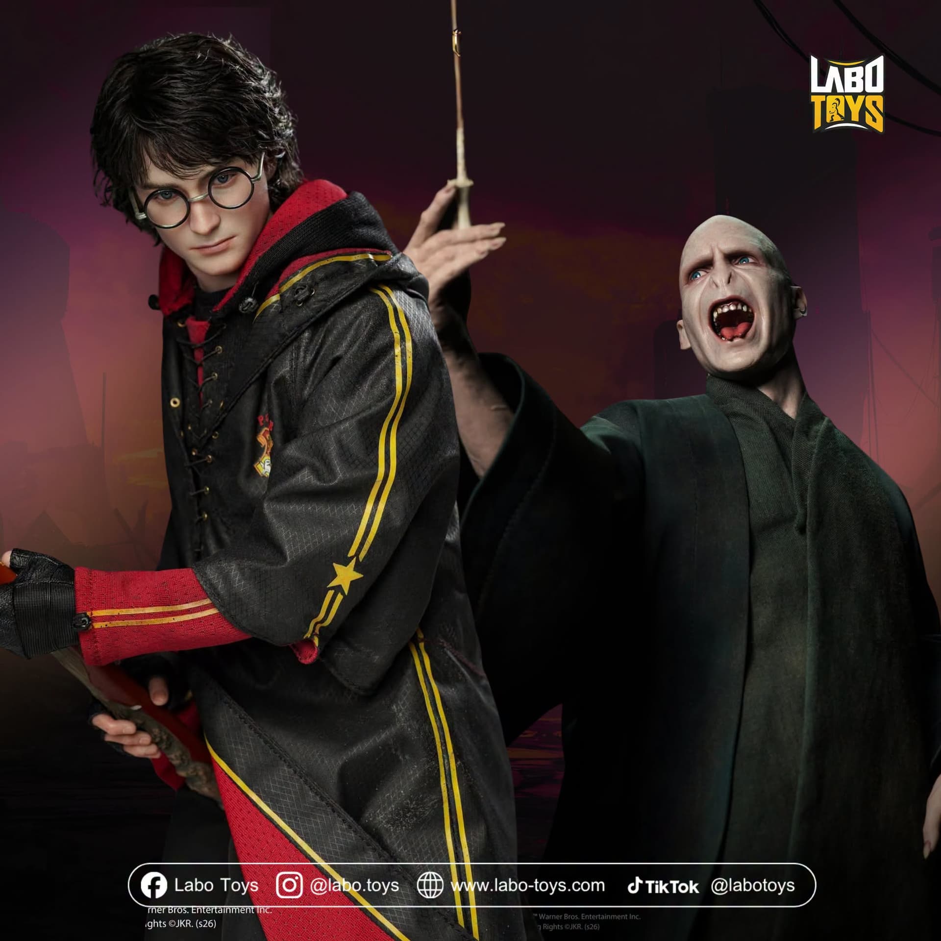 Harry Potter & Lord Voldemort | Harry Potter | InArt by Queen Studios (Licensed)