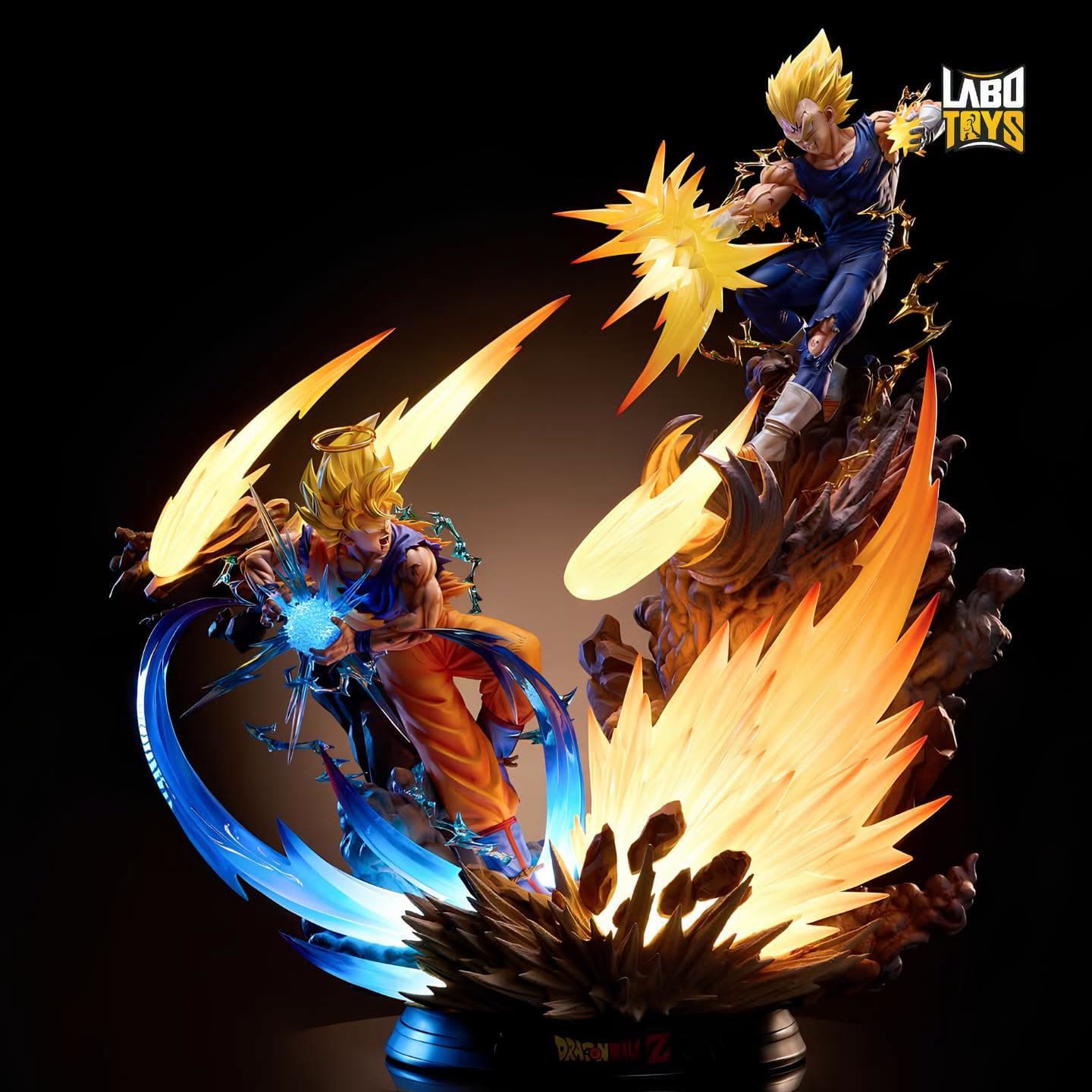 Goku vs Majin Vegeta 1/6 Scale | Dragon Ball By KD Collectible