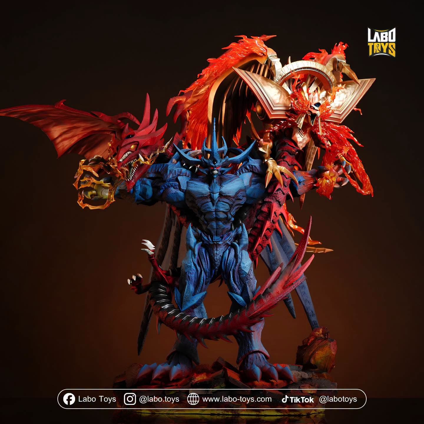 Obelisk the Tormentor × Slifer the Sky Dragon × The Winged Dragon of Ra | Yu-Gi-Oh! By Four Horsemen Studio