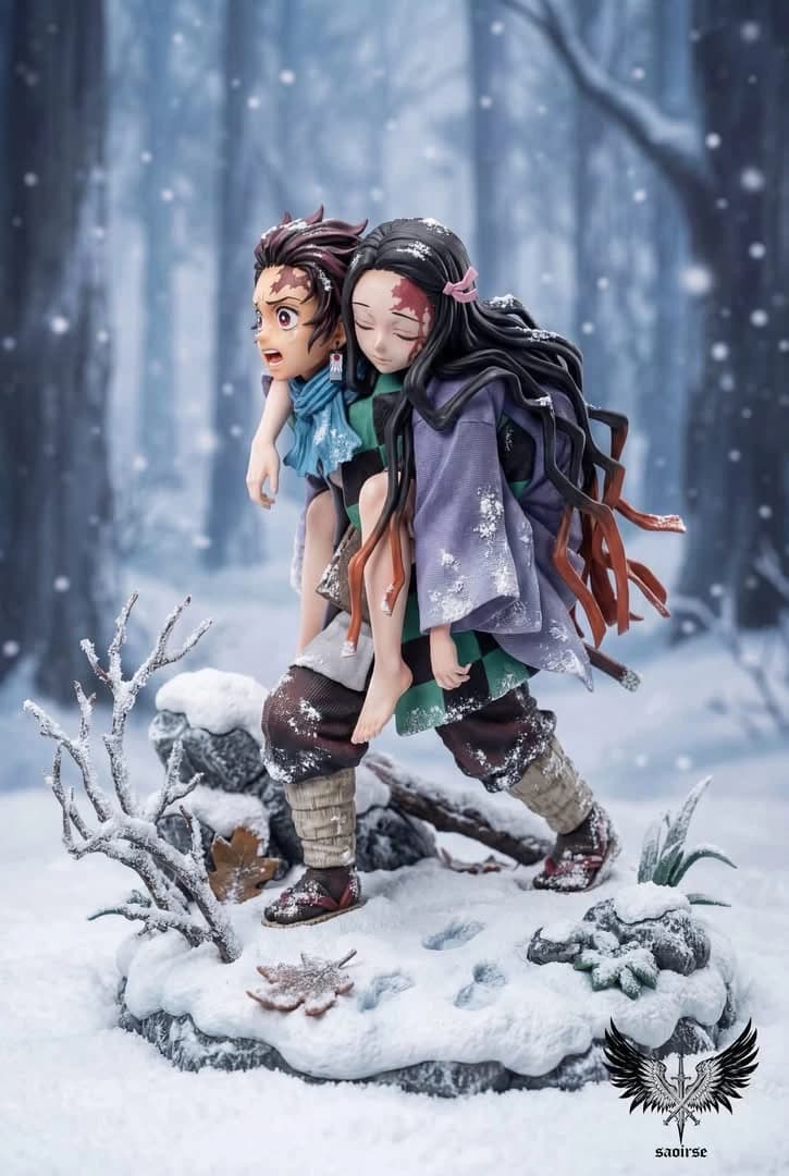 Tanjiro & Nezuko – Kimetsu no Yaiba by Saoirse Studio