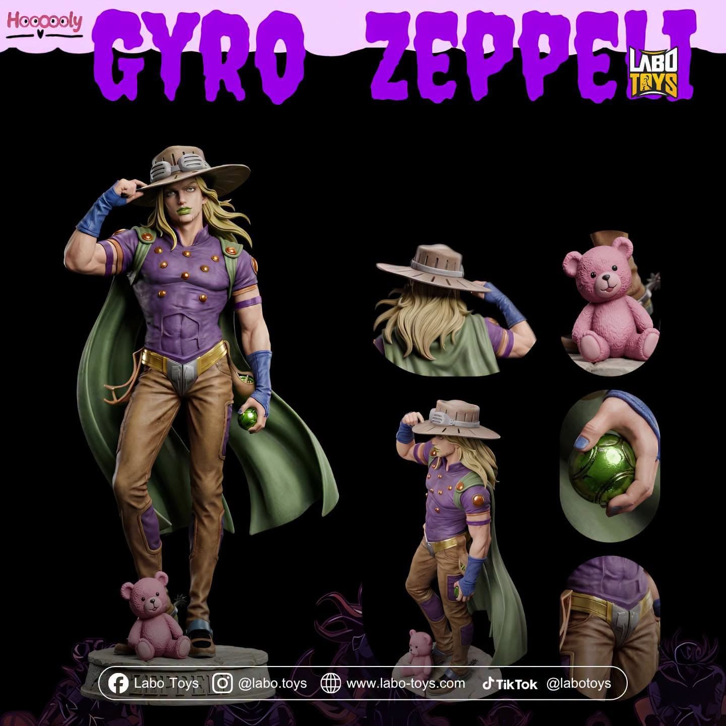 Gyro Zeppeli | JoJo's Bizarre Adventure: Steel Ball Run | Hooooooly Studio