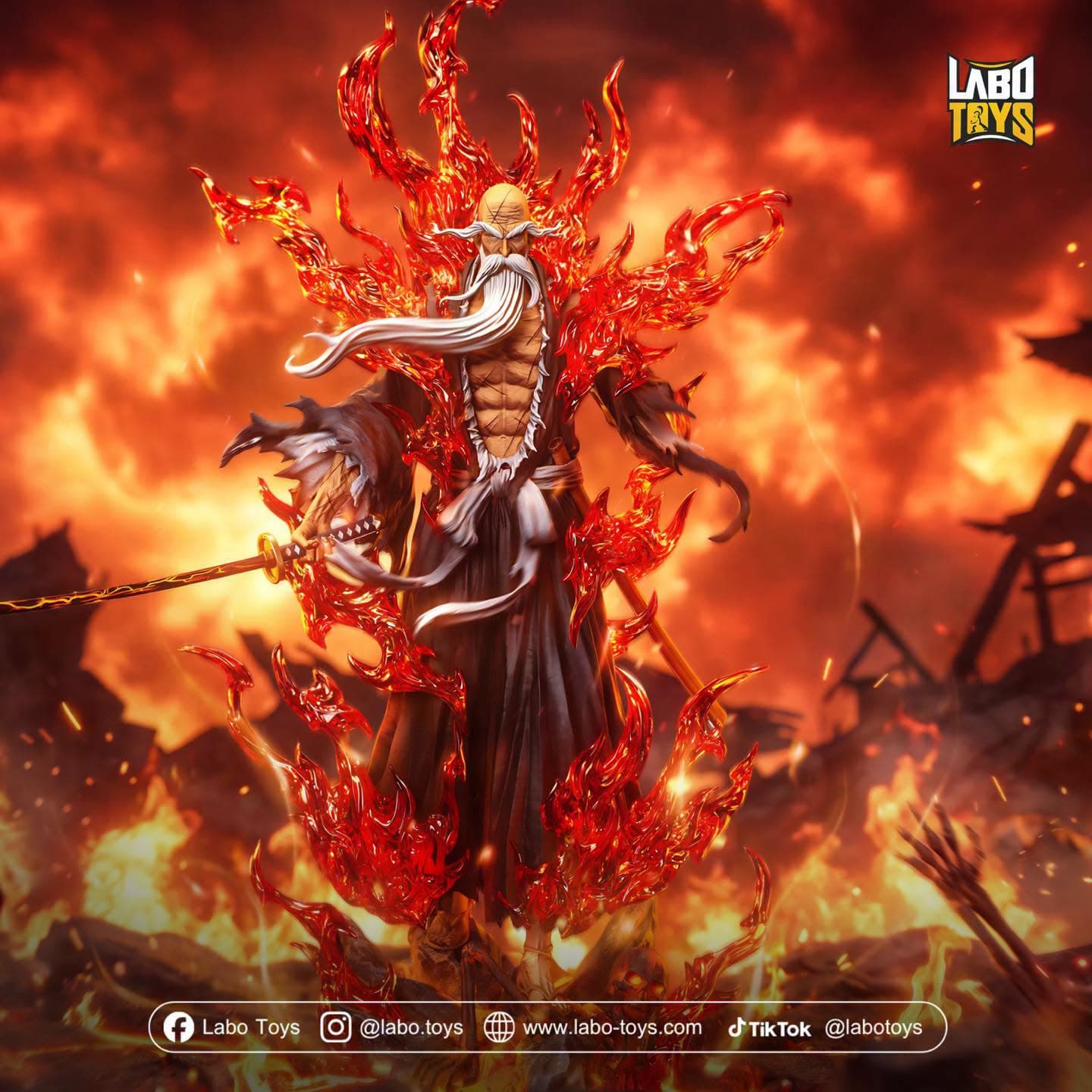 Genryusai Yamamoto Bankai | Bleach | By SY Studio