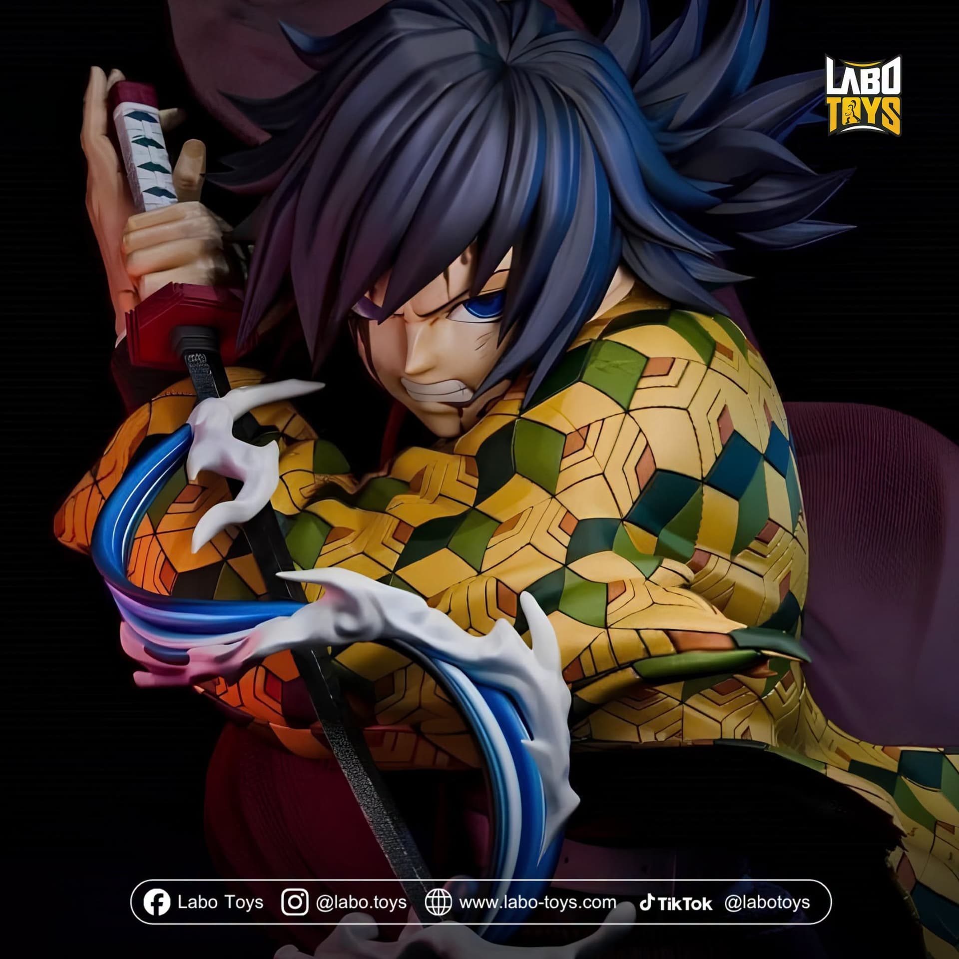 Giyu Tomioka Bust | Demon Slayer | Man Zang Studio