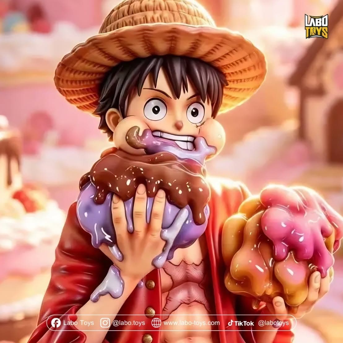 Gluttonous Luffy | One Piece | By LG Studio