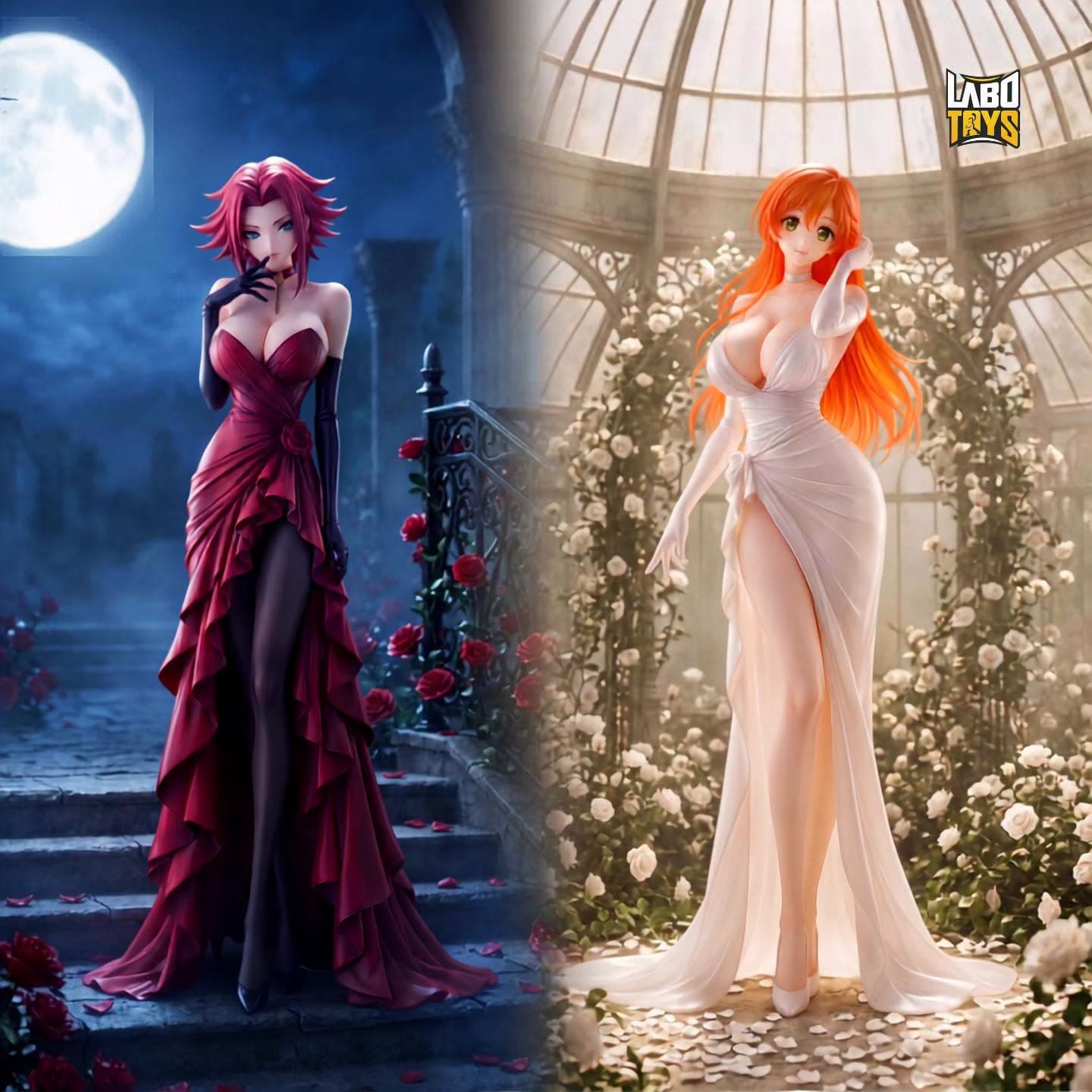 Kallen & Karin Evening Gown Collection 1/6 Scale | By Cdkey × PG Studio