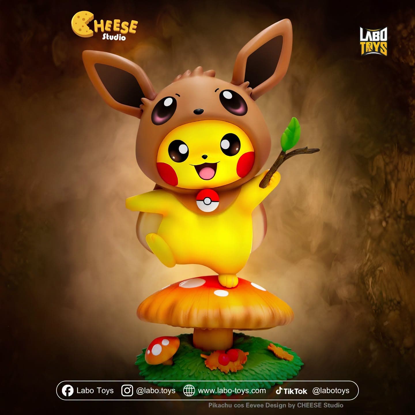 Pikachu Cos Eevee | Pokémon | By CHEESE Studio