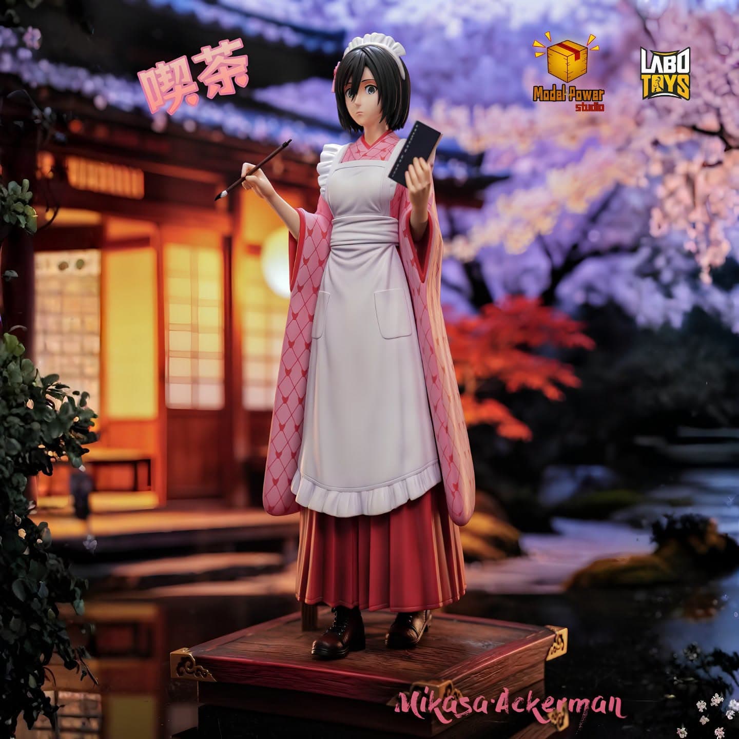 Mikasa Ackerman Cafe | Attack on Titan | By Model Power Studio