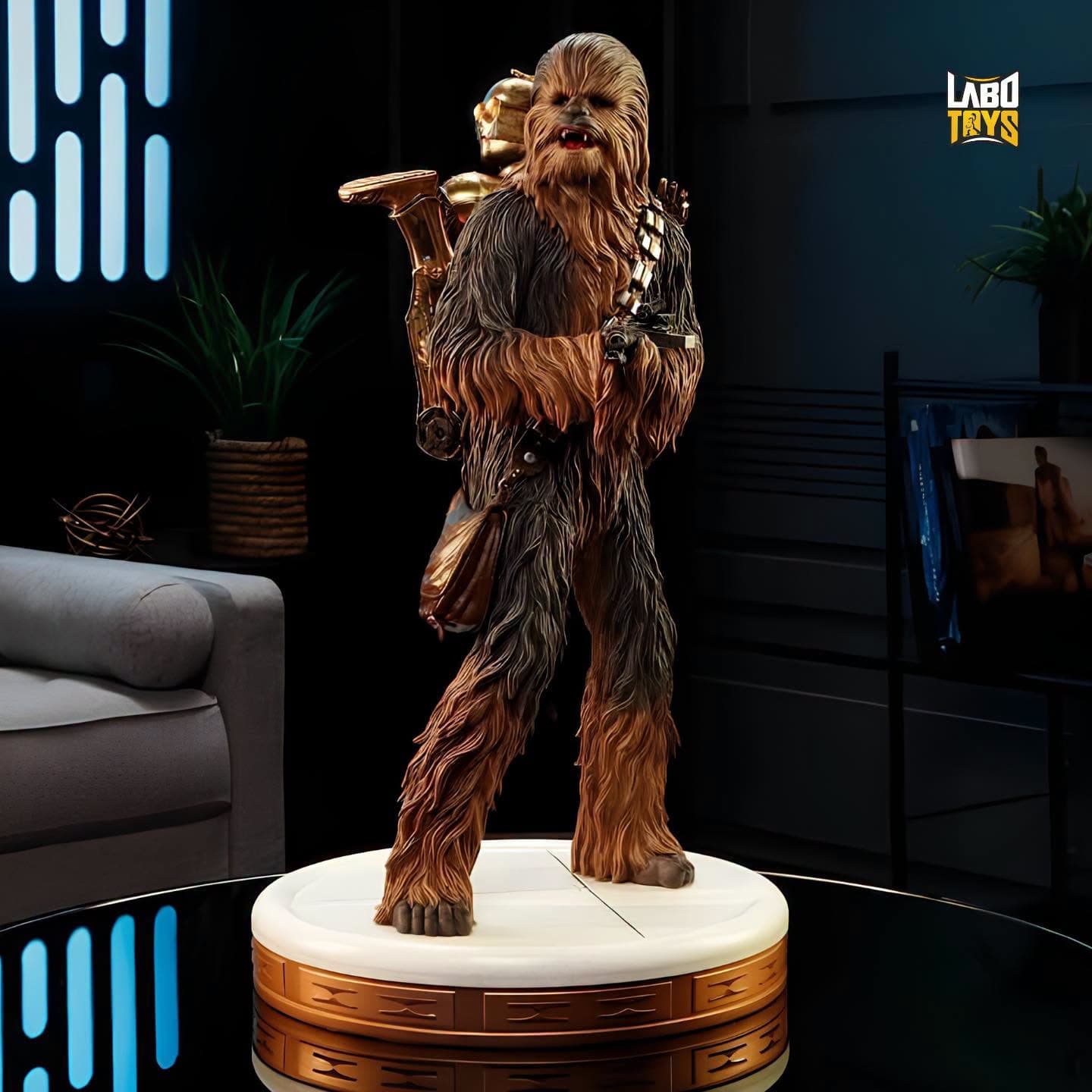 Chewbacca & C-3PO Premium Format | Star Wars | By Sideshow Collectibles (Licensed)