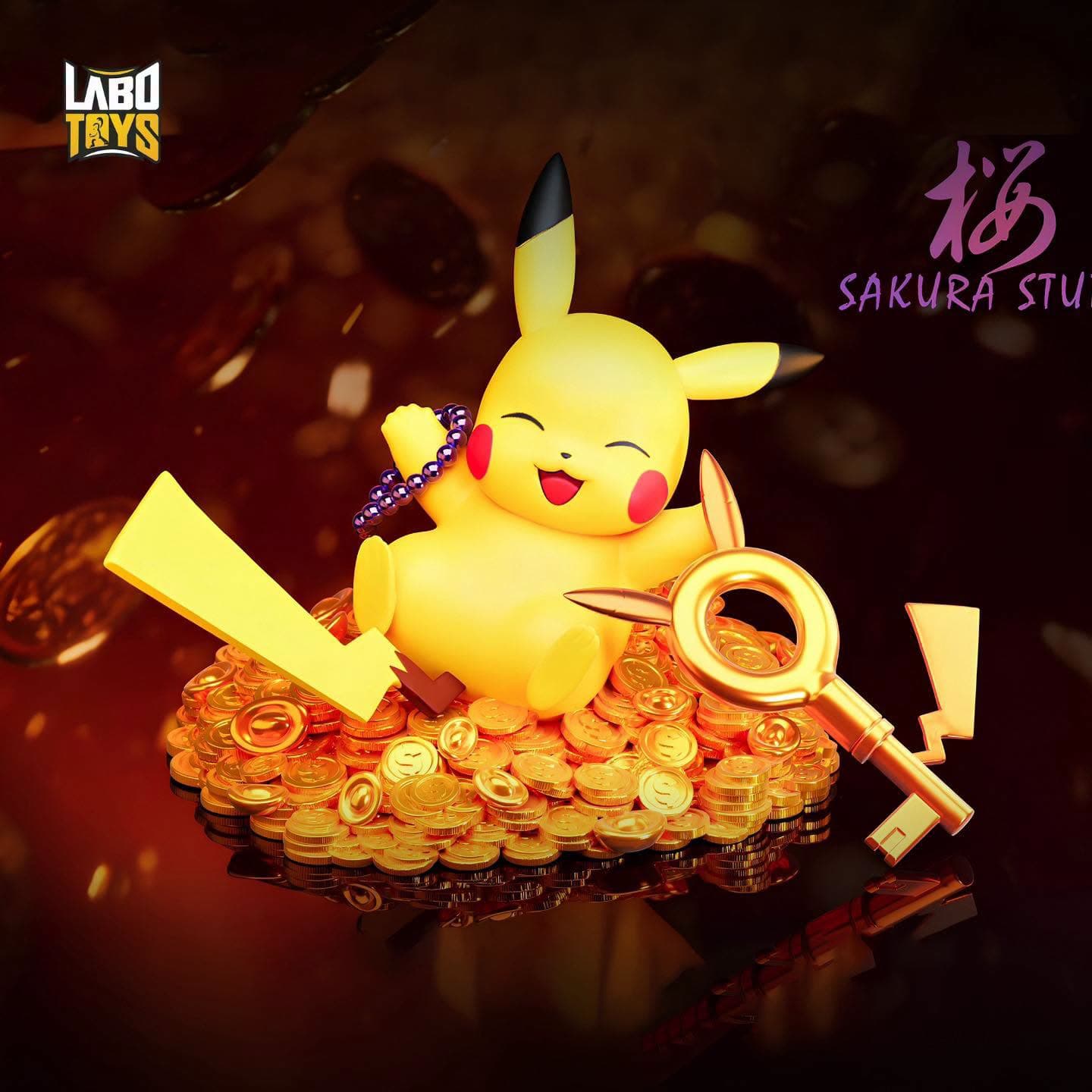 Lazy Pikachu 3.0 – New Year Lucky Edition’ By SAKURA Studio