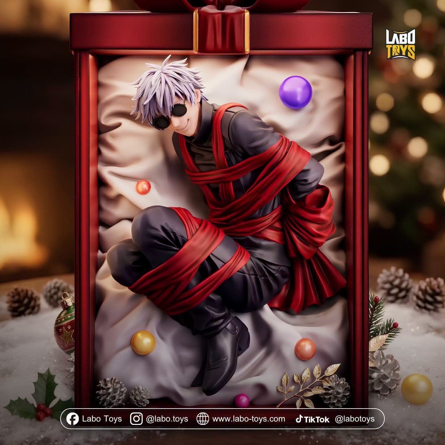 Satoru Gojo Christmas Gift Box Ver. | Jujutsu Kaisen | By Hua Ke Studio