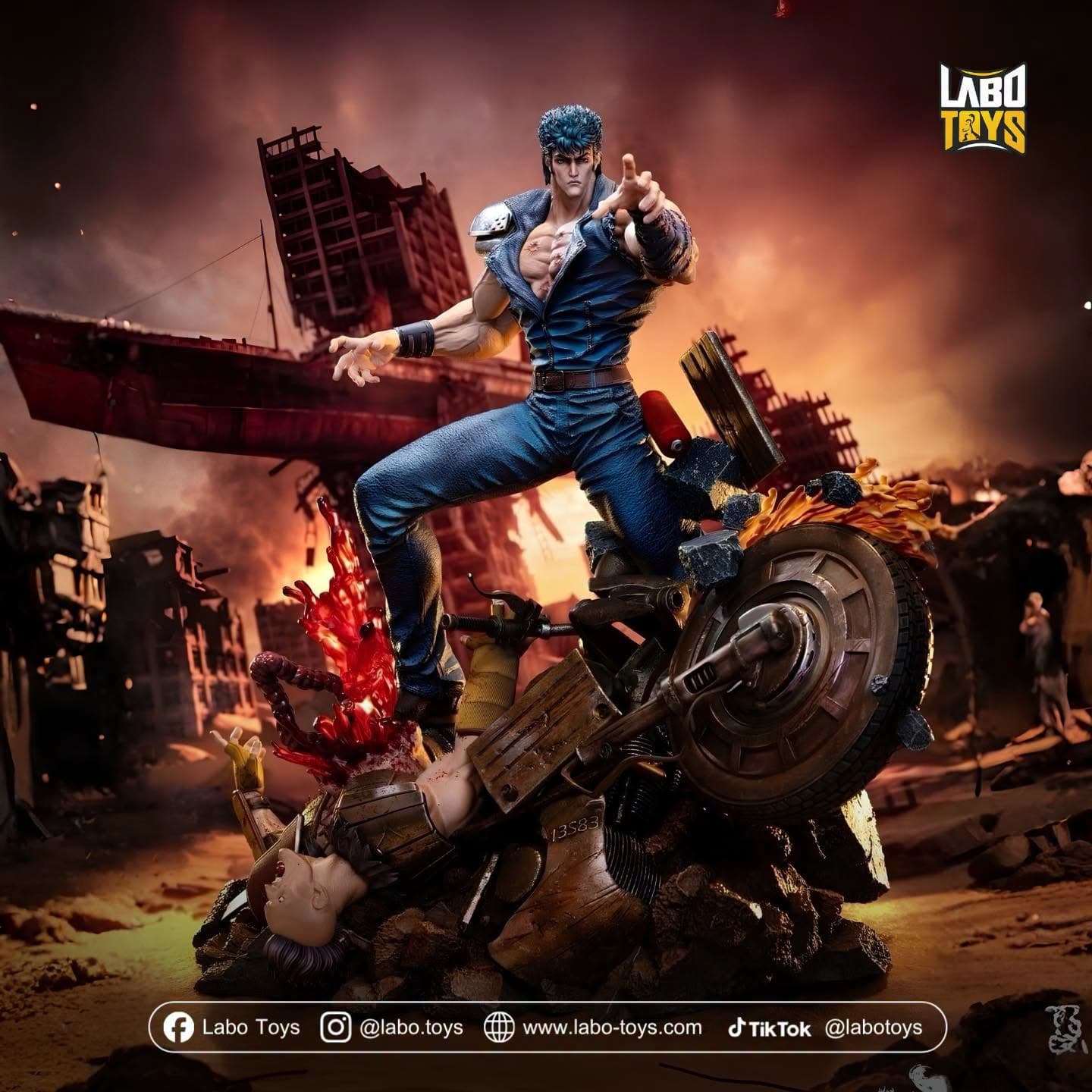 Kenshiro | Fist of the North Star | HEX Collectibles (Licensed)