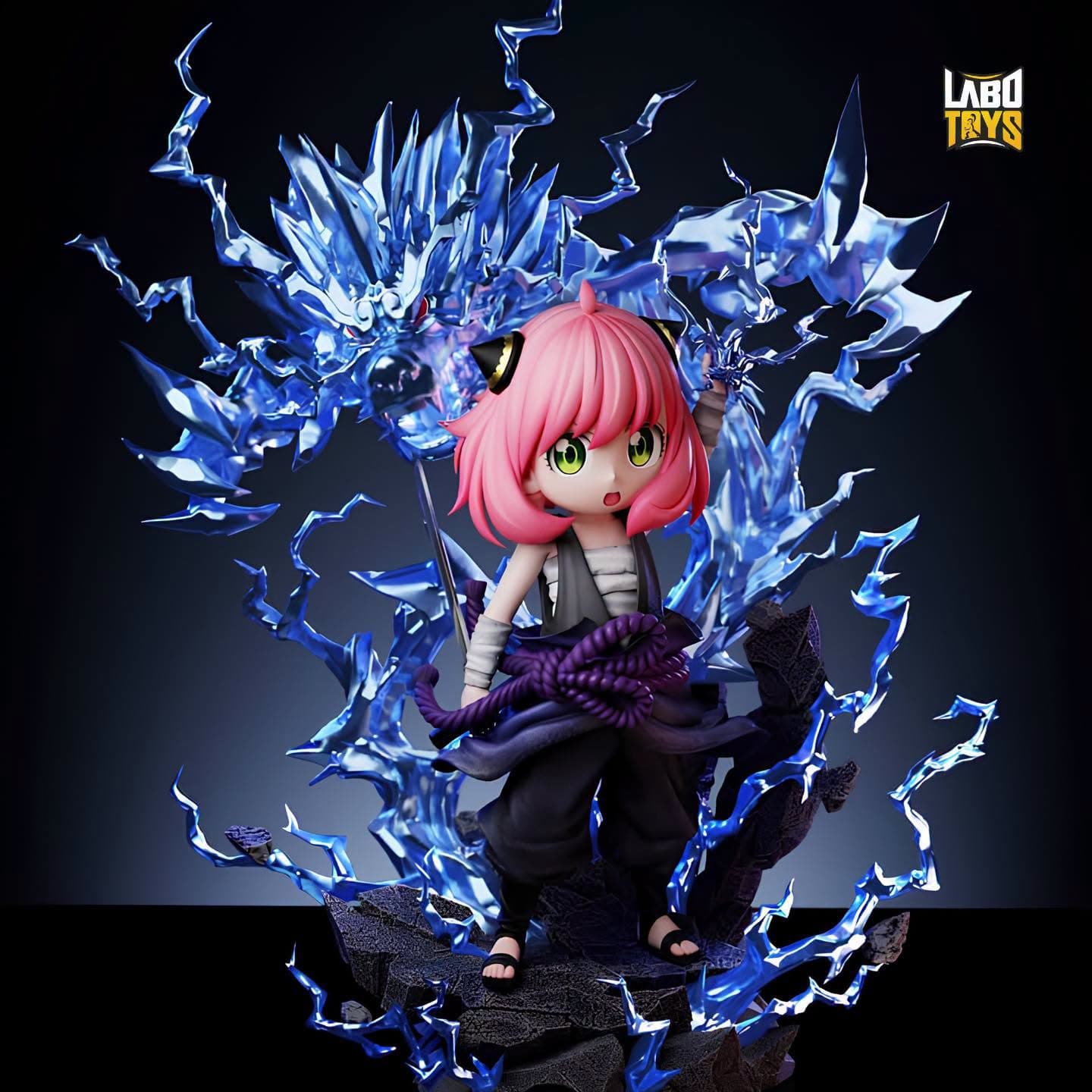 Anya Cosplay Sasuke Uchiha with LED | SPY × FAMILY By ZH Studio