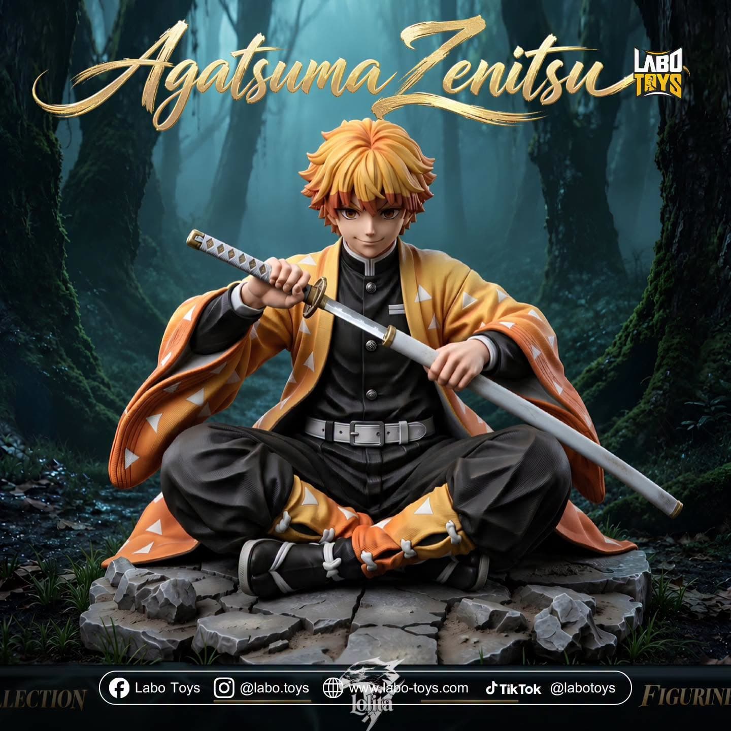 Agatsuma Zenitsu | Demon Slayer By Lolita Studio