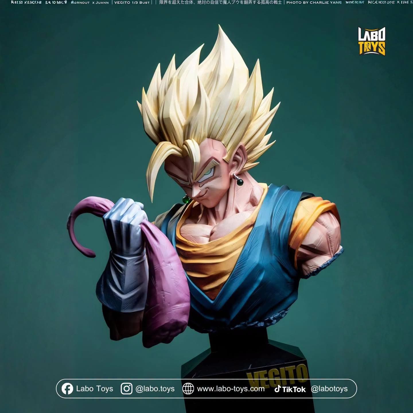 Vegito Bust | Dragon Ball | By Burnout × Juann Studio