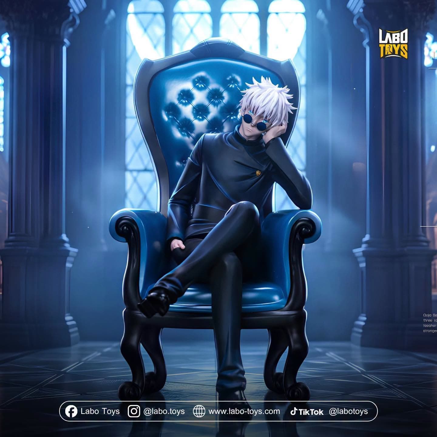 Gojo Satoru Blue Chair | Jujutsu Kaisen | Go Figure Studio