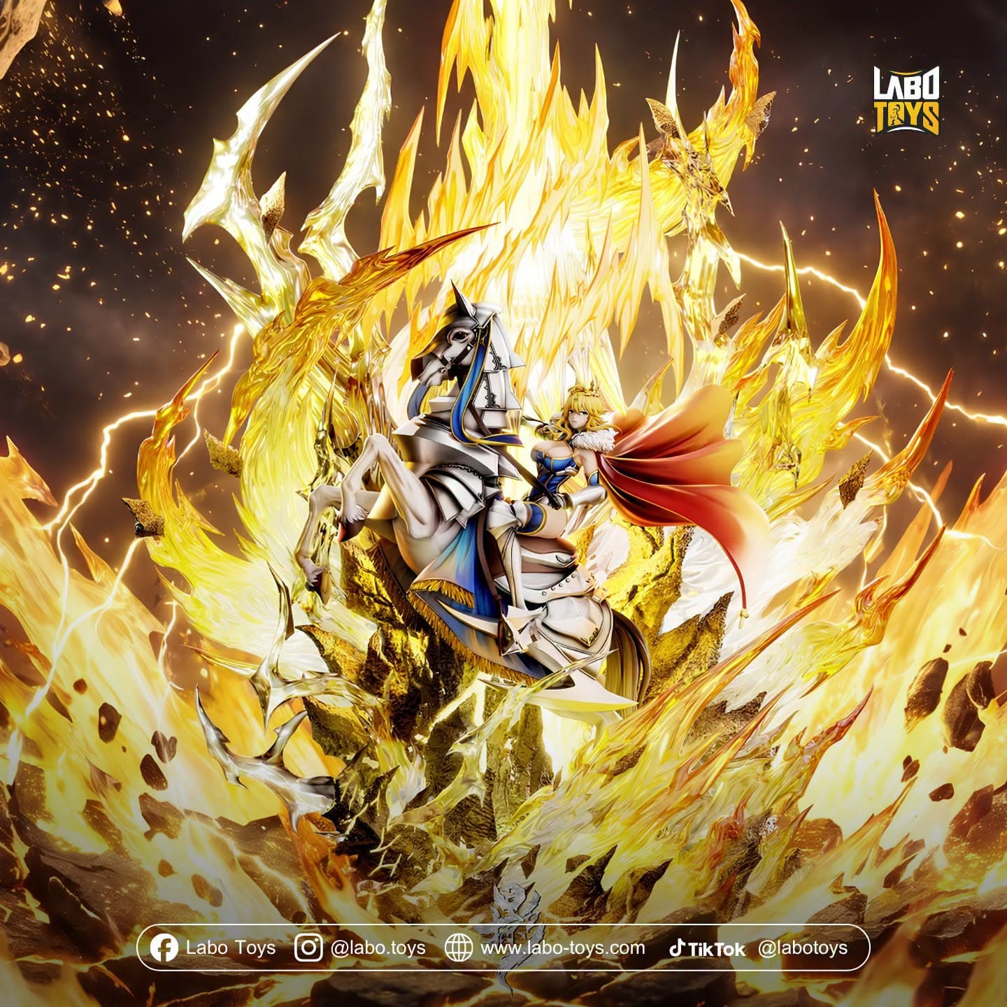 Lancer Artoria Pendragon | Fate | By Floating Light × Demon Studio