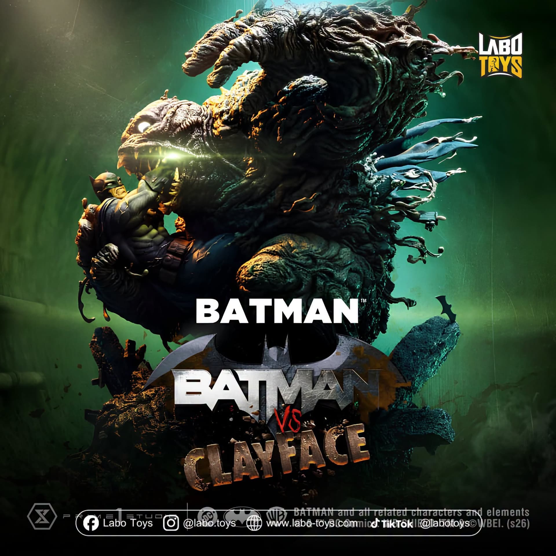 Batman VS Clayface | DC Comics | By Prime 1 Studio (Licensed)