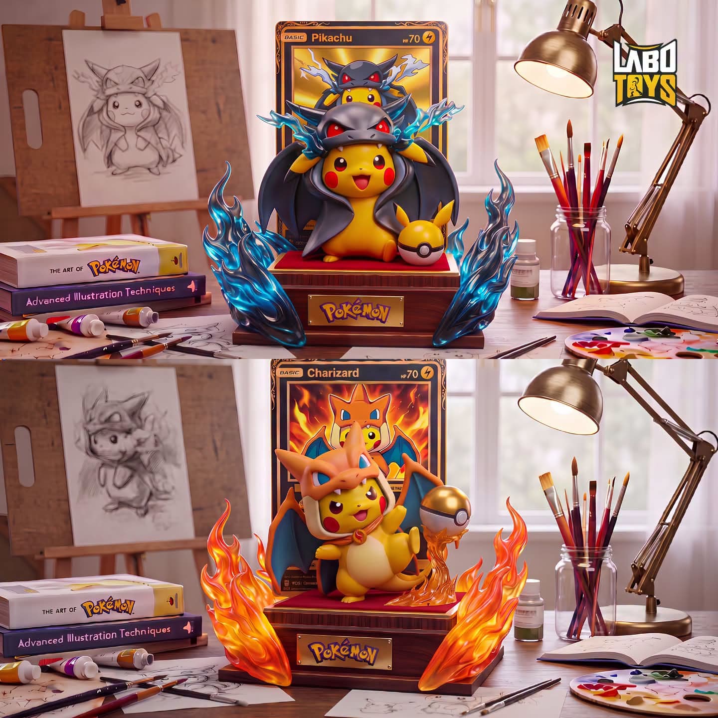 Charizard Cloak Pikachu | Pokémon | Peak Studio