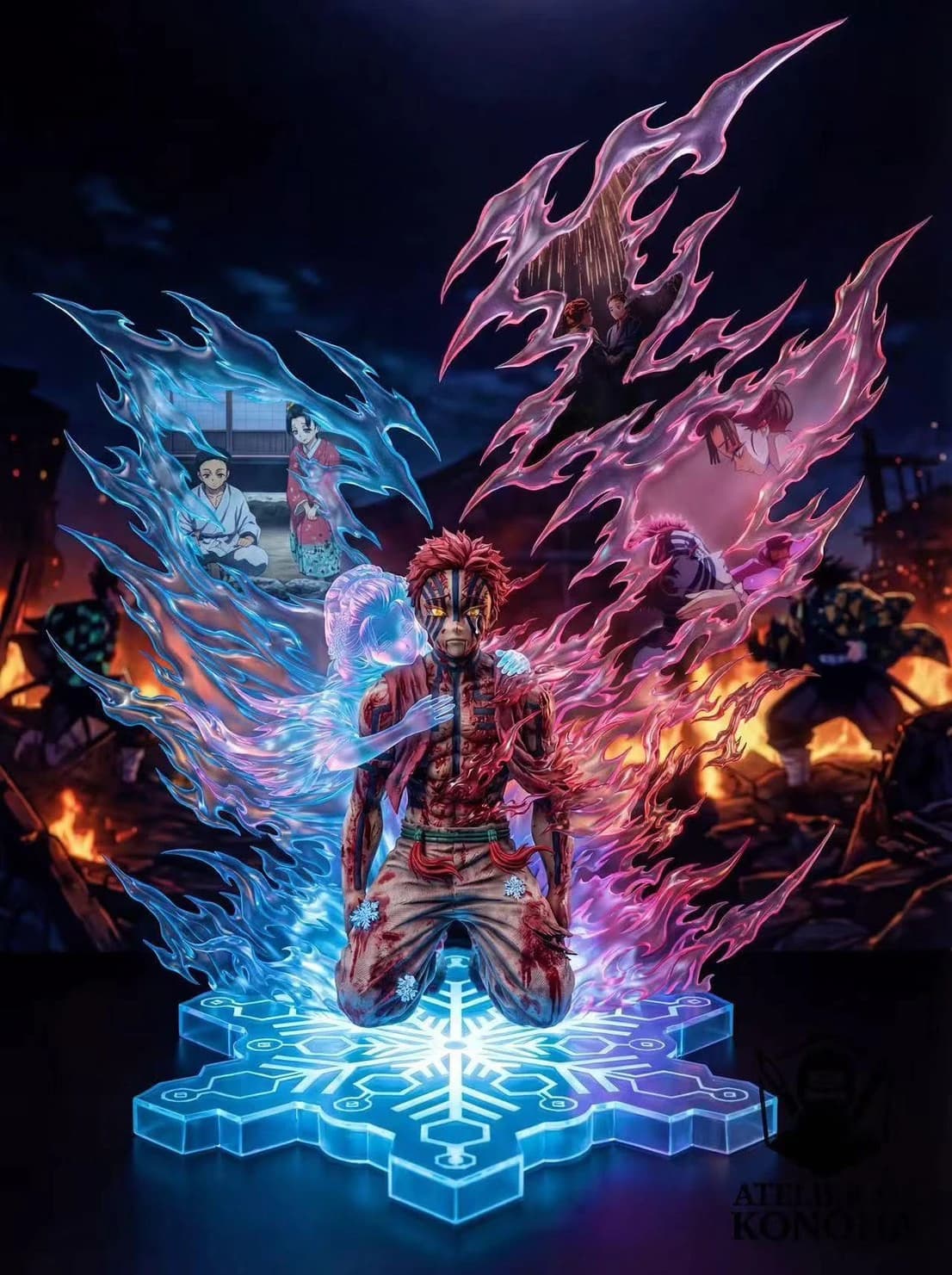 Akaza & Koyuki – Demon Slayer by ATELIER DE KONOHA Studio