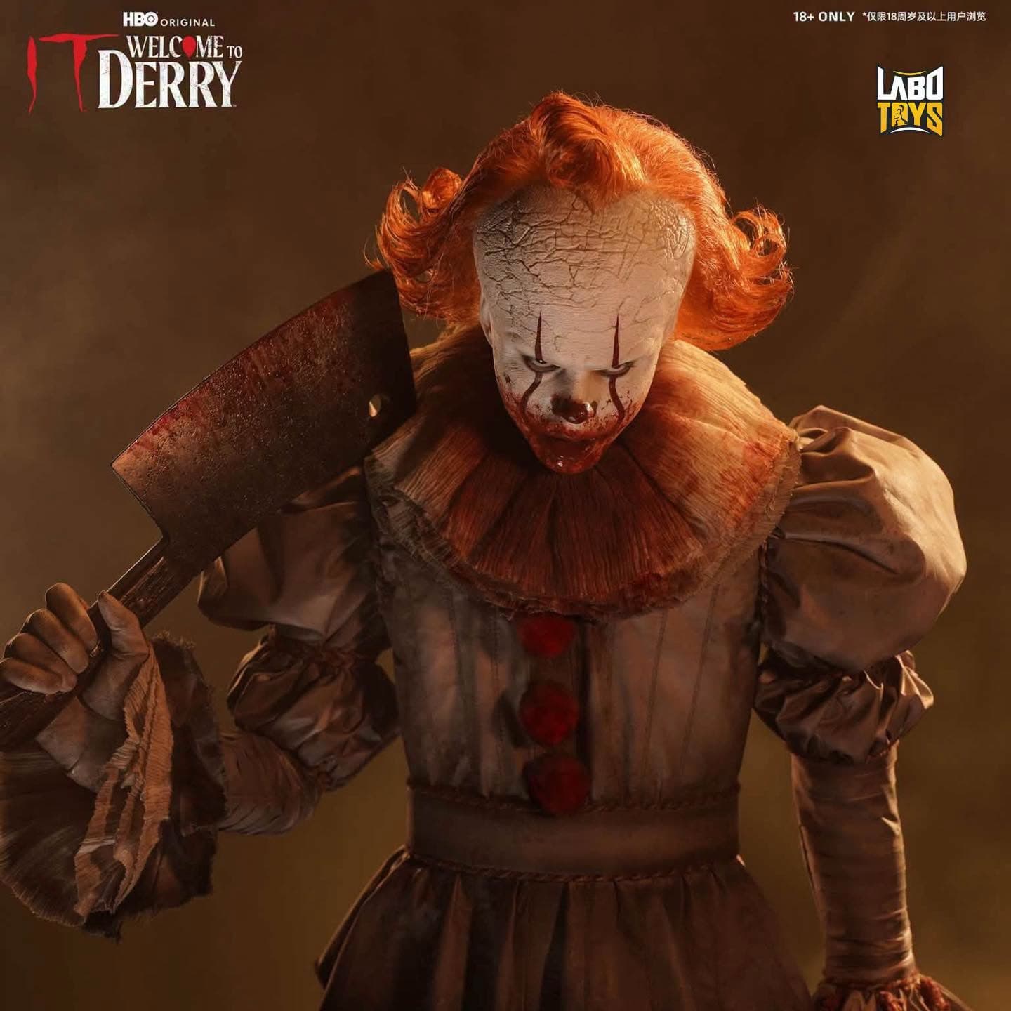 Pennywise 1/3 Statue (IT: Welcome to Derry Season 1) By Queen Studios (Licensed)