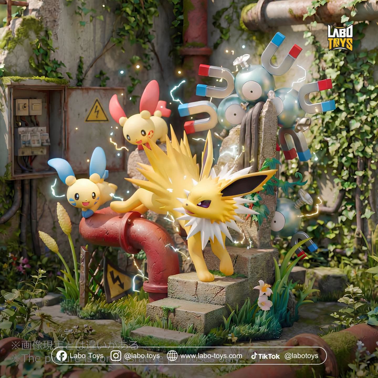 Jolteon Nature Scene | Pokémon | Yue Ying Dian Studio