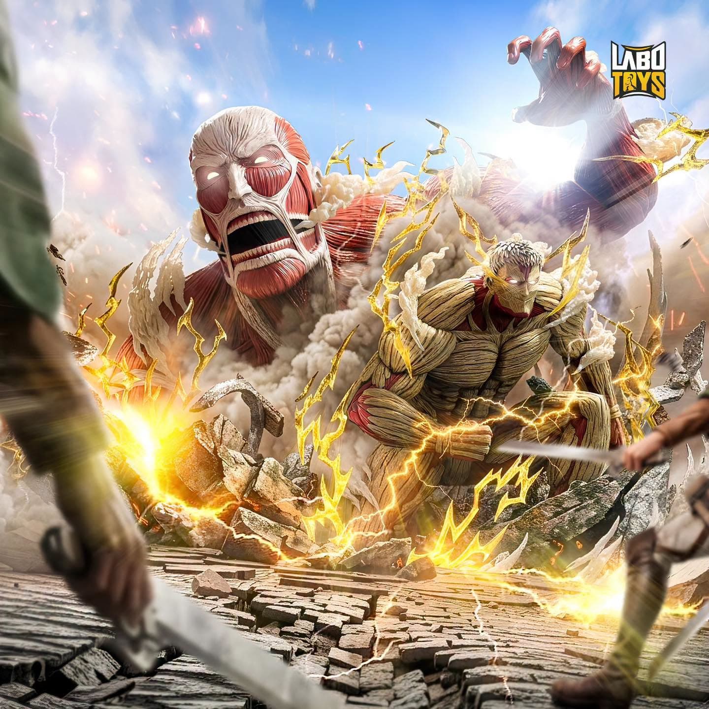 Colossal Titan & Armored Titan | Attack on Titan By Jiangxing Studio