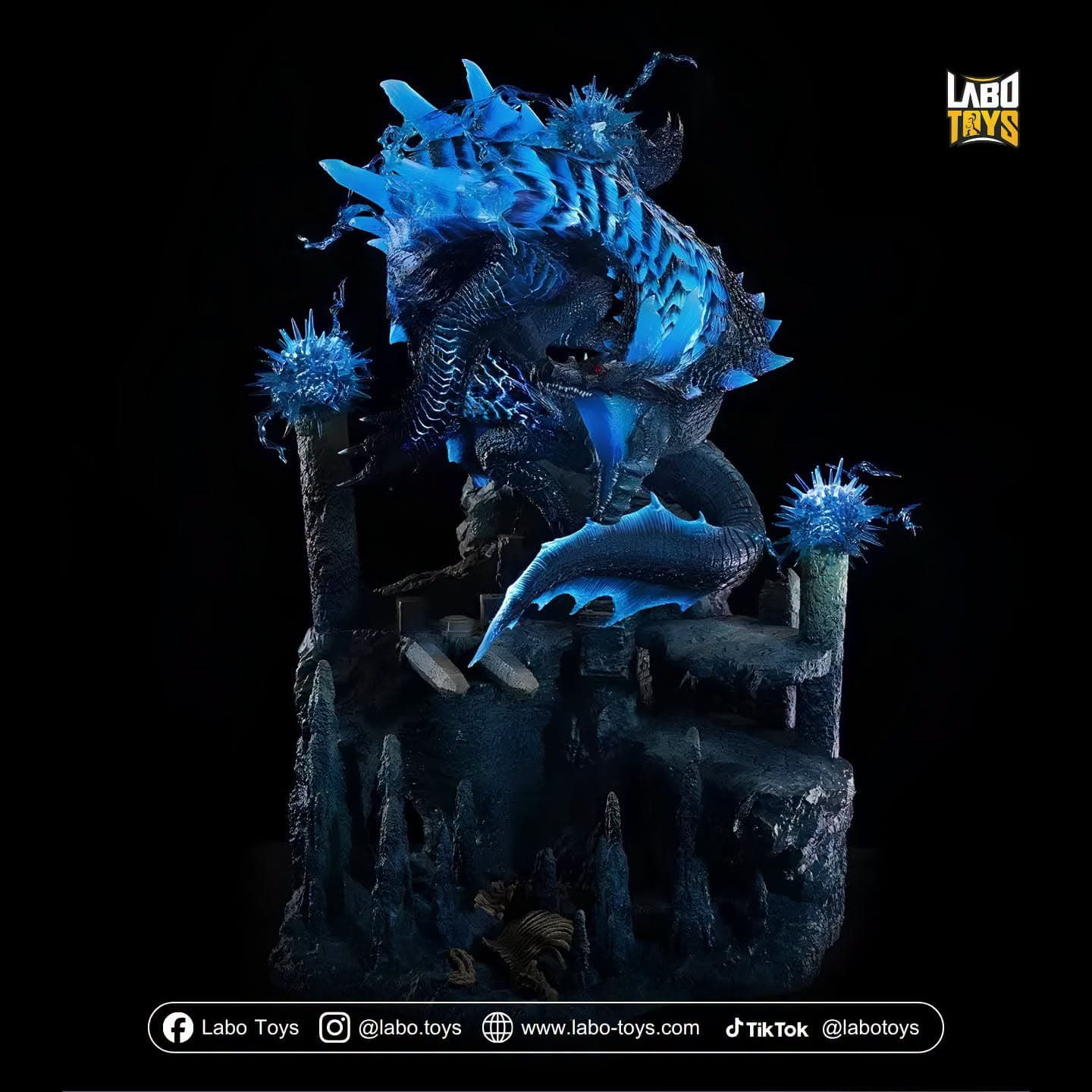 Abyssal Lagiacrus | Monster Hunter | By Dragon Frontier Studio
