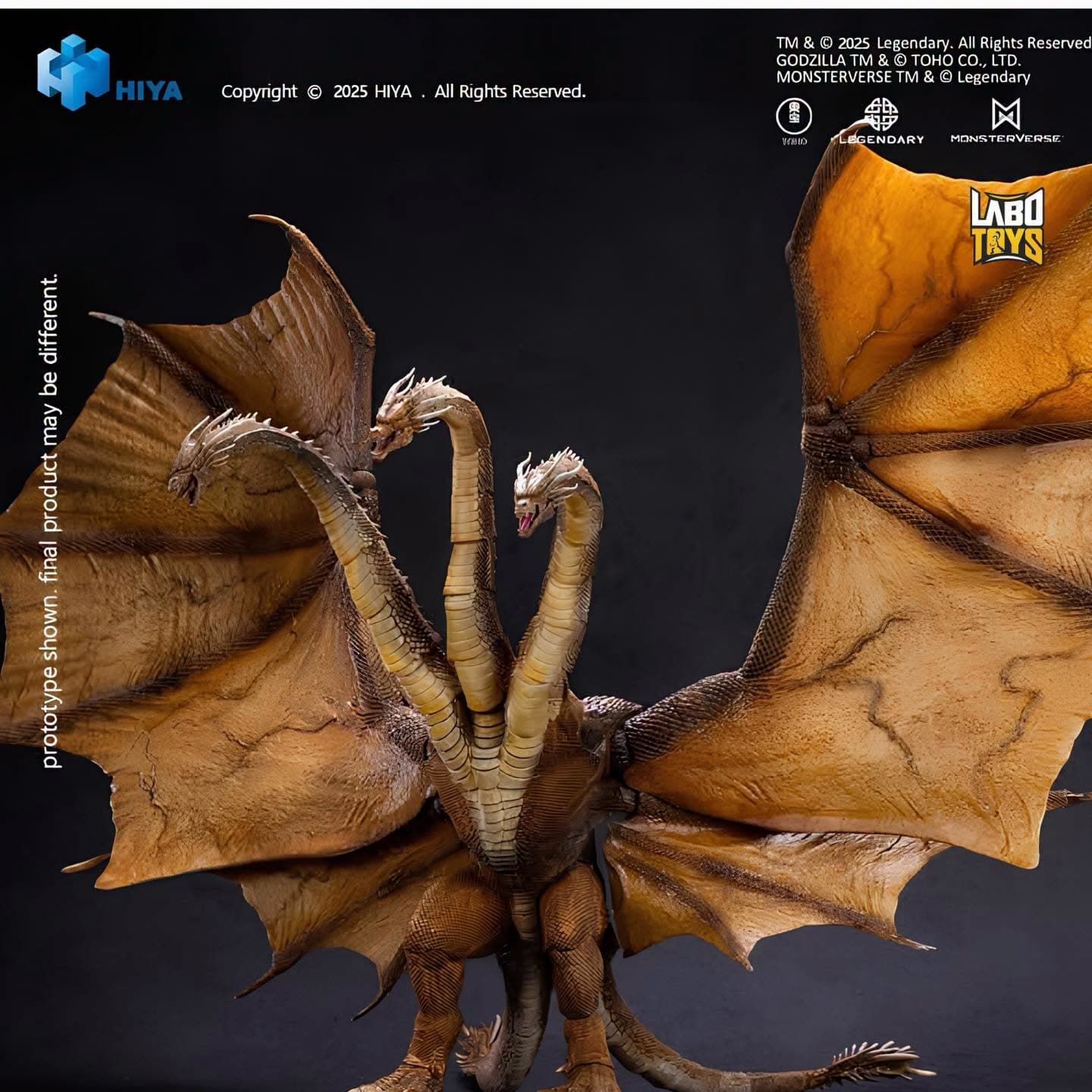 King Ghidorah 2.0 | Godzilla: King of the Monsters | HIYA Toys (Licensed)